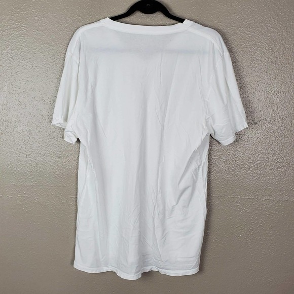 Everlane White Men's V-Neck Short Sleeve T-Shirt XL - Picture 2 of 3